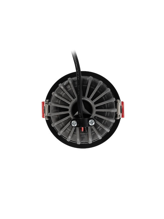 kelvo Kelvo Pinado Metallic Recessed Spot with Integrated LED and Warm White Light White 8.3x8.3cm. 1pcs