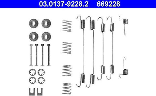 Set Bremsbelag Zubehör Citroen C3 II Ate 03013792282