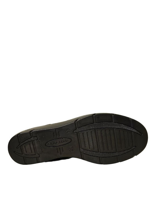 Leder Damen Mokassins in Tabac Braun Farbe