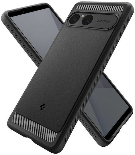 Spigen Back Cover Plastic / Silicone Black (Xperia 10 VII)