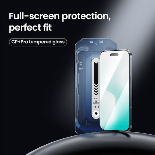 Nillkin Cp+ Pro 2.5D 0.1mm Tempered Glass Μαύρο (iPhone 17 / 17 Pro / 16 Pro)
