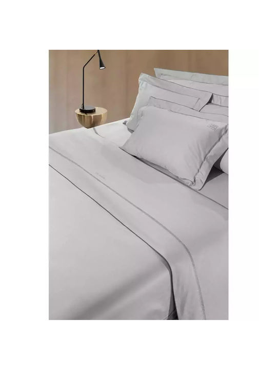 Guy Laroche Sheet Sets King Size 270x280cm. Elite Silver-Anthracite 4pcs