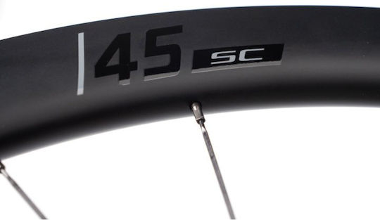 Vision Sc 45 Wheelset 28" Carbon Clincher Centerlock 12x100mm 12x142mm Shimano Hg Τροχοί Ποδηλάτου