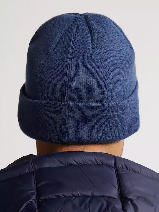 Beanie Männer Beanie Gestrickt in Blau Farbe