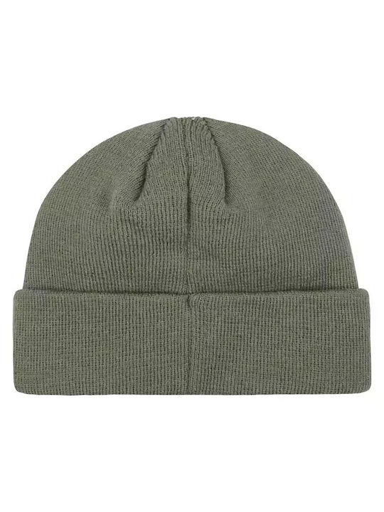 Beanie Männer Beanie Gestrickt in Khaki Farbe