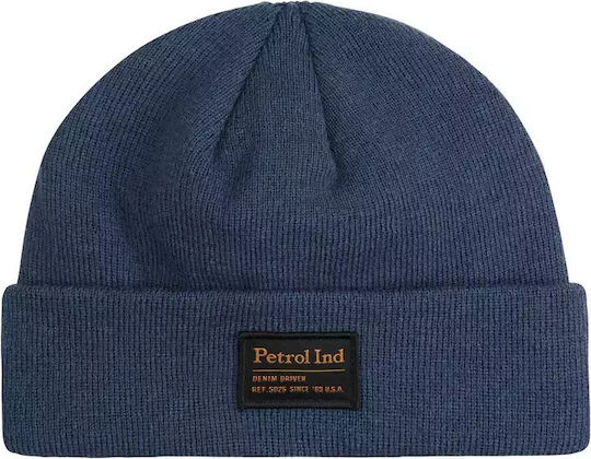 Beanie Ανδρικός Σκούφος Πλεκτός σε Μπλε χρώμα