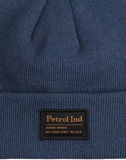 Beanie Ανδρικός Σκούφος Πλεκτός σε Μπλε χρώμα