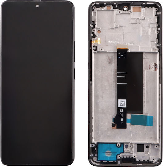 Screen 5g Lcd Tft with Touch Mechanism and Frame for Redmi Note 13 PRO 5G, POCO X6 5G (Black)