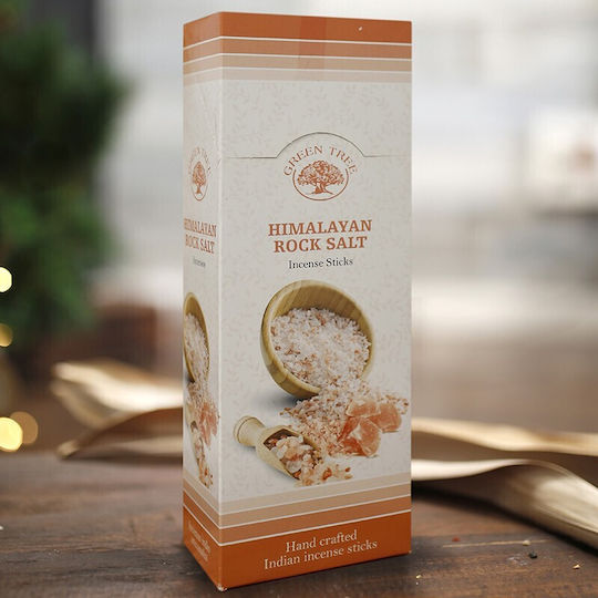 Green Tree Himalayan Rock Salt Incense Sticks 20 Pieces Home Fragrance