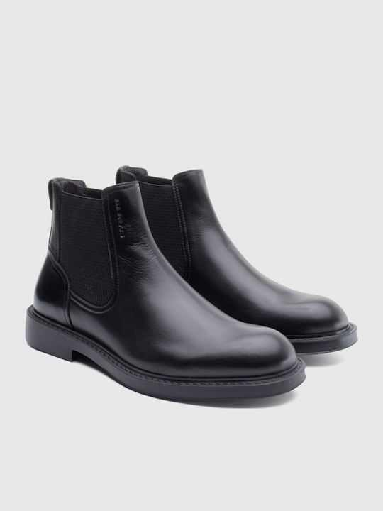 Leather Black Chelsea Boots