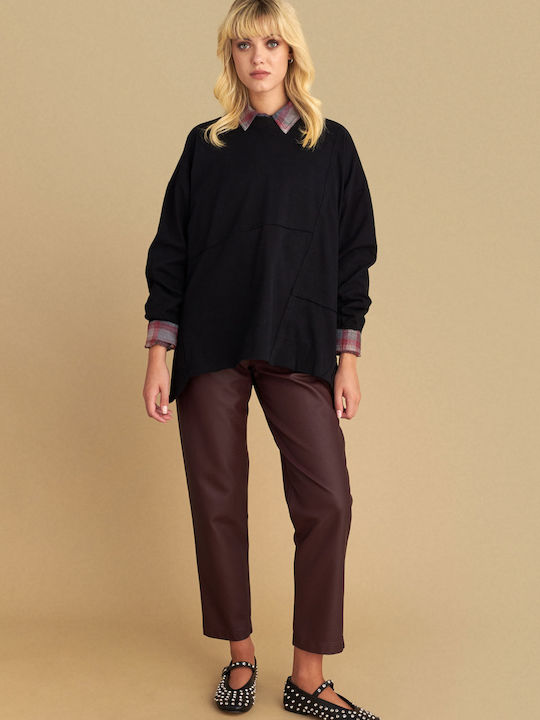 Damen Sweatshirt Black