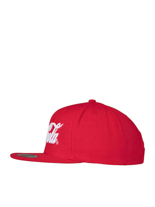 Merchcode Coca Cola Logo Snapback Red Ss17 Mc071-00199