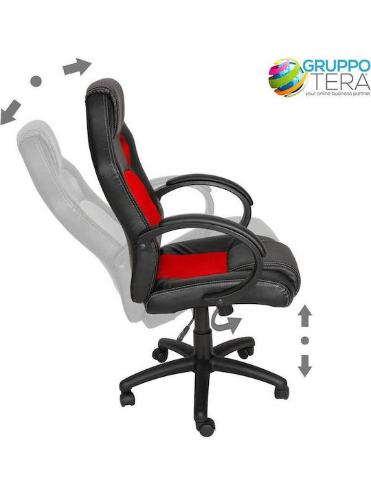 Bakaji 02825055 Scaun Gaming Roșie