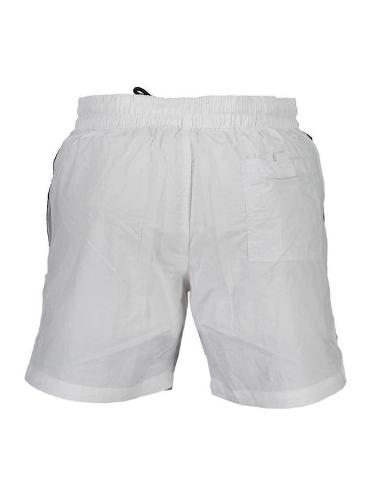 Men's Swimwear Shorts White with Patterns