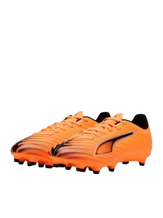 PUMA Ultra 6 Play FG/AG Football Shoes with Cleats Orange