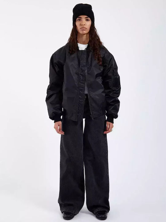 Γυναικείο Bomber Jacket Μαύρο