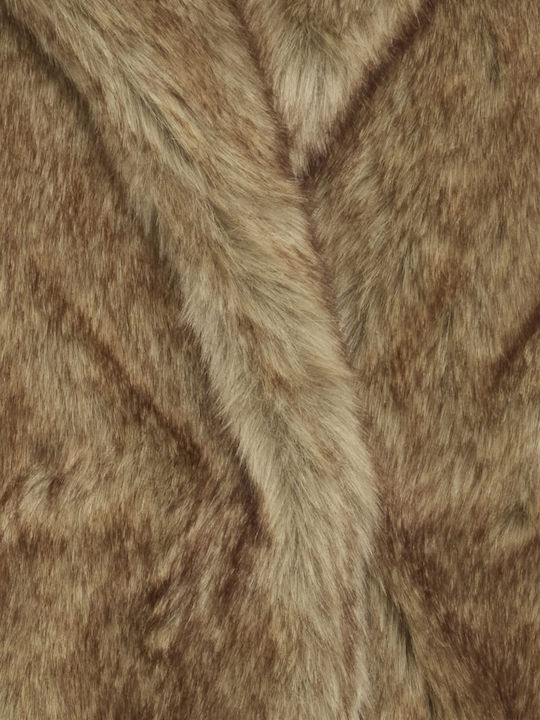 Дамска кожухарка Brown/Beige