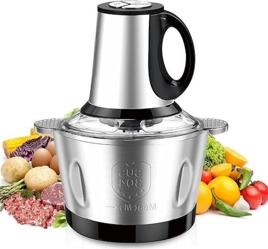 Mini Tocător Multi 1000W Cu Recipient 3L Gri