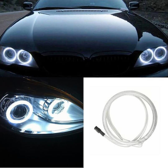 Carner Car Headlight Angel Eyes Rings 12V White Color 1pcs