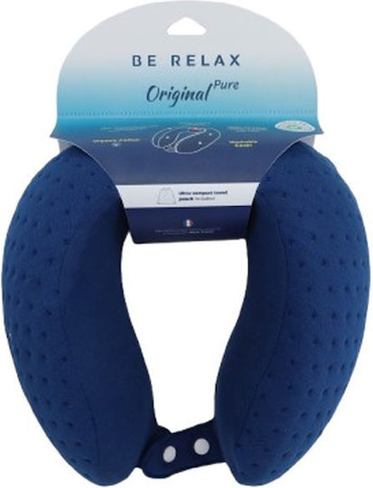 Be Relax Wellness Original Μαξιλαράκι Ταξιδίου Μπλε