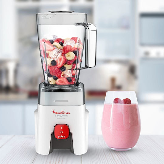 Moulinex Genuine Blender with Plastic Jug 1.5 lt 500W White
