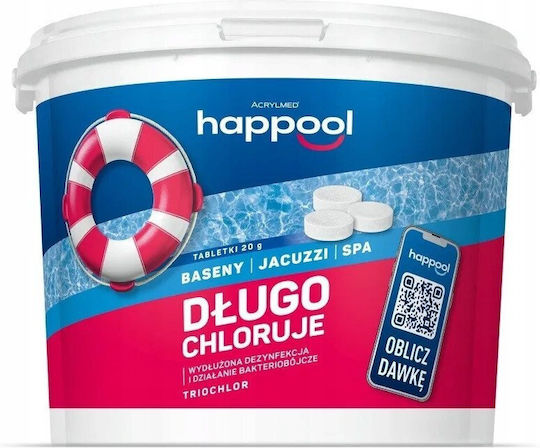 Acrylmed Triochlor Slow-release Chlorine Tablets 20 G 3 Kg