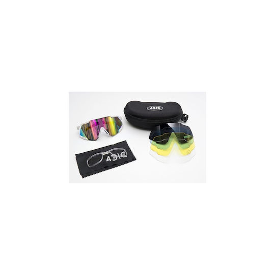 4cic Cycling Glasses & Multicolour Lenses