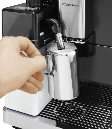 Catler Ea 950 Automatic Espresso Coffee Machine 1300W Pressure 19bar for Cappuccino with Grinder Black