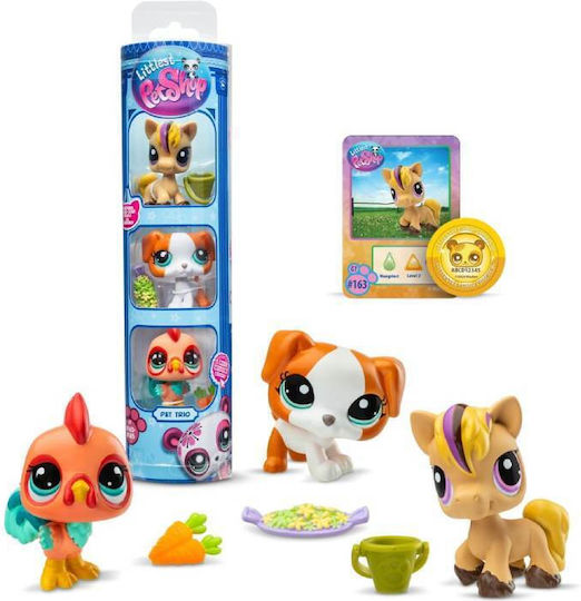Pet Trio In Tube S3 Littlest Pet Shop For 4+ Years 5cm (Miscellaneous Designs)