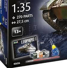 Revell Geschenkset Leopard Figurină de Modelism Rezervor la Scară 1:35 27.3cm.