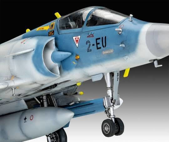 Revell Dassault Mirage 2000C Modeling Figure Airplane 62 Pieces in Scale 1:48 200cm.