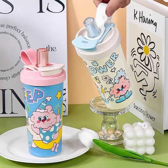 Παιδικό Παγούρι-θερμός 500ml 696222_pi Pink Blue