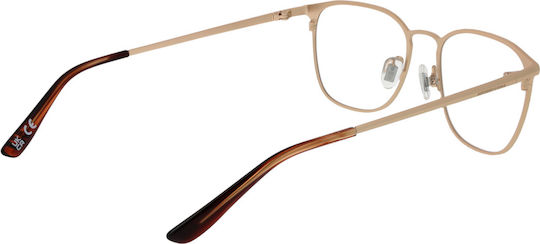 Superdry Metallisches Brillengestell Gold 2018 001