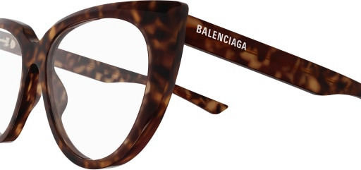 Balenciaga Γυναικείος Κοκκάλινος Σκελετός Γυαλιών Πεταλούδα σε Καφέ Ταρταρούγα BB0218O-002