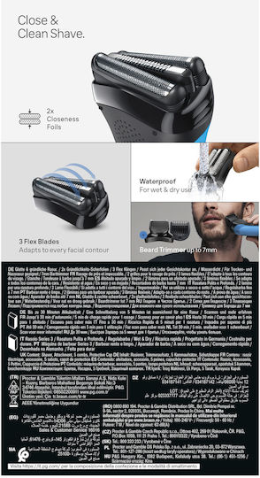 Braun 23SH4C Foil Electric Shaver Face Rechargeable
