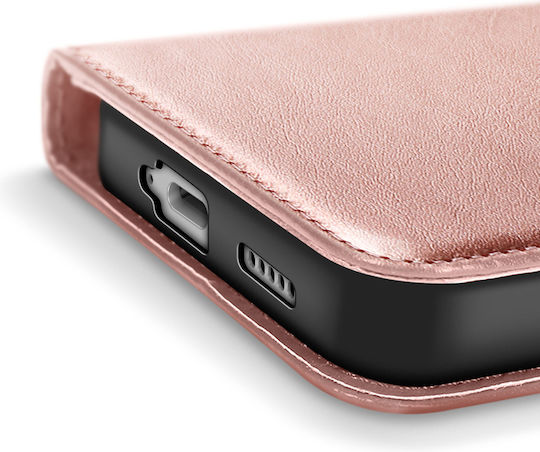Mayaxess Wallet Case Nothing Phone 3 Wrist Strap Stand Function Rose Gold
