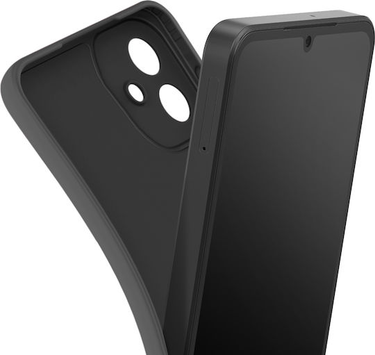 Avizar Weiche Silikonhülle Galaxy A07 Kamera Block Verstärkung Schwarz