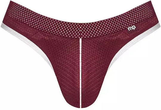 Malepower Ανδρικό Sexy String Μπορντό
