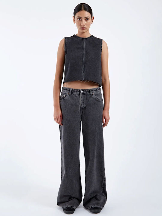 Women's Blouse Cotton Black