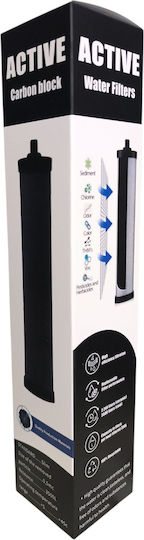 Active Ersatz-Wasserfilter aus Aktivkohle 0.5 μm (Mikrometer)