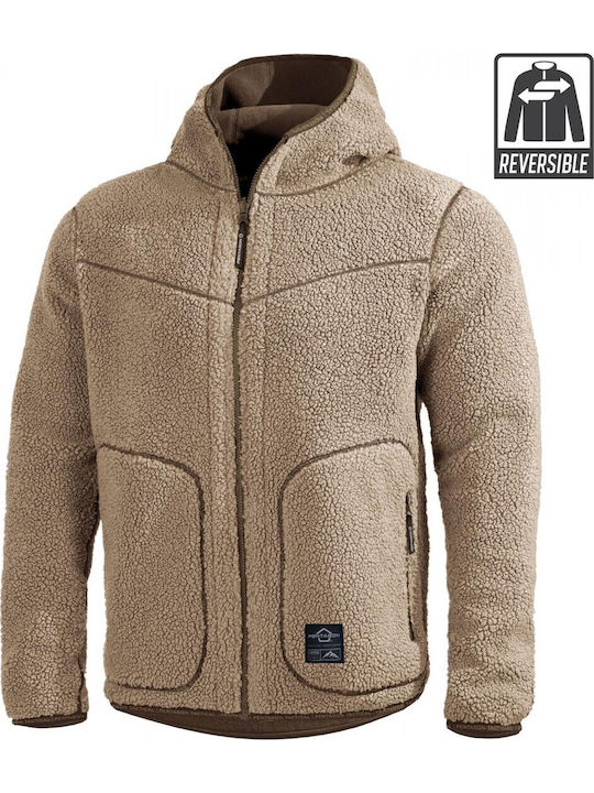 Pentagon Ianos Sherpa Jagdjacke Vlies Schwarz