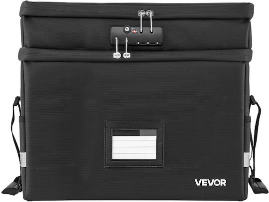 Vevor Fireproof & Waterproof Document Box 16.53x13.18x13.77 Inches Temperature Resistance Up To 1000°C Lock & Double Storage Xsfhdsczddcrclkqy001v0