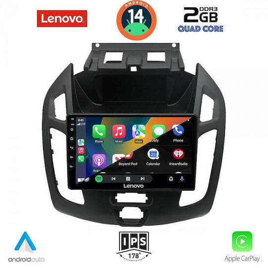 Lenovo Ηχοσύστημα Αυτοκινήτου για Ford Transit Connect 2013-2018 (Bluetooth/USB/WiFi/GPS/Apple-Carplay/Android-Auto) με Οθόνη Αφής 9"