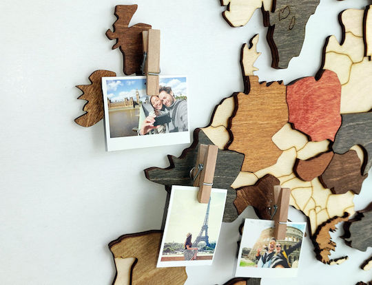 8 Pins Clothespins for Wooden Map WoodMyMap