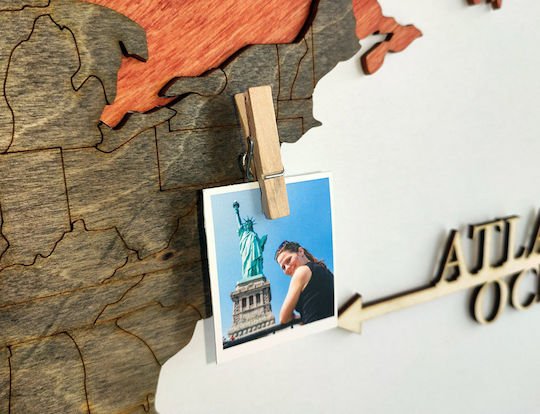8 Pins Clothespins for Wooden Map WoodMyMap