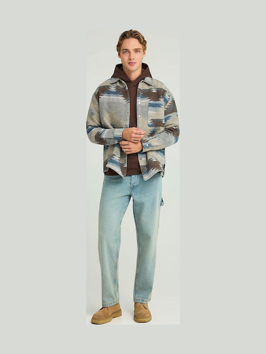 Men's Jeans Pants with Regular Fit Washed