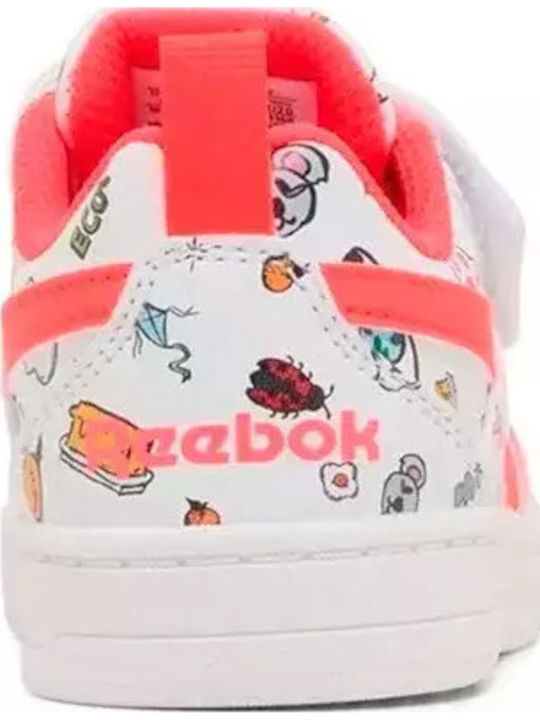 Royal Prime Kids Sneakers with Scratch White
