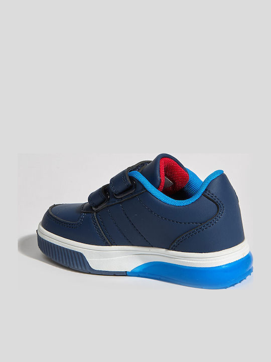 Kinder Sneakers mit Klettverschluss & Lichtern Blau