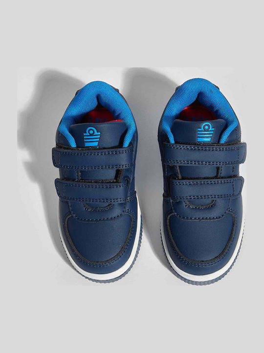 Kinder Sneakers mit Klettverschluss & Lichtern Blau