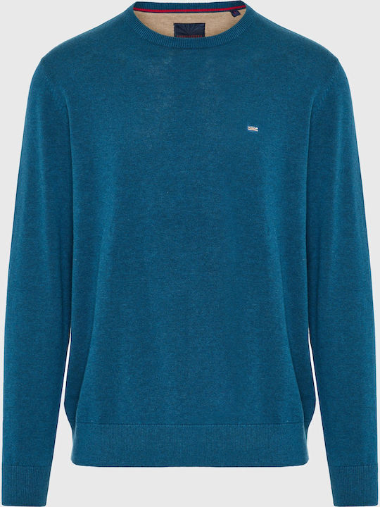 Long Sleeve Sweater TEAL MELANGE
